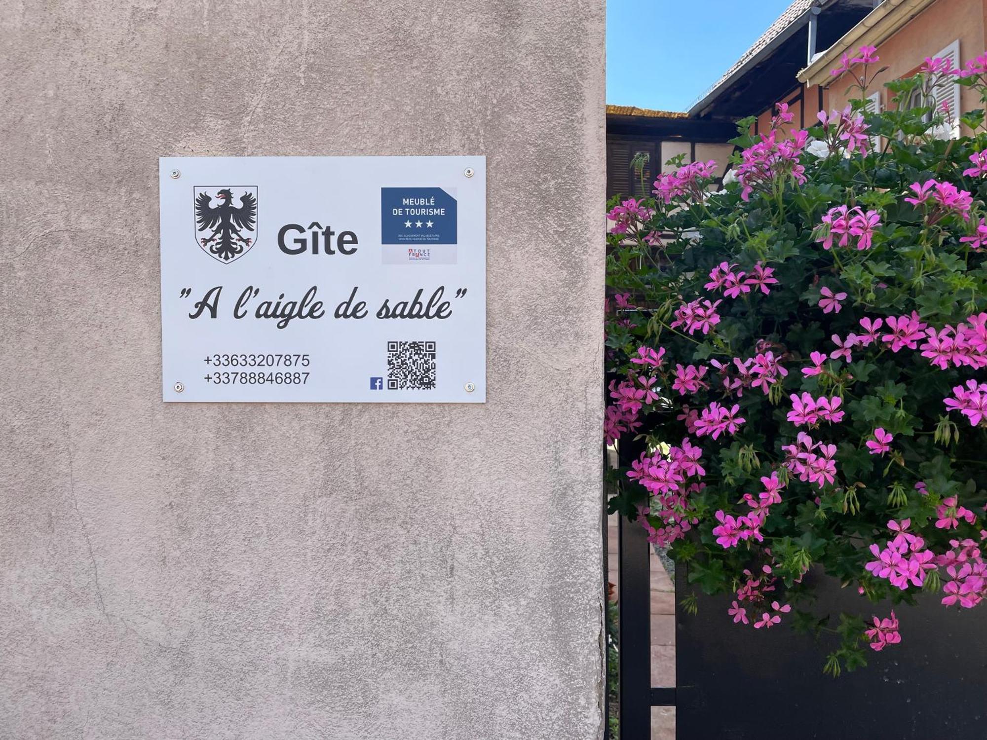 Gite A L'Aigle De Sable Kintzheim Eksteriør billede